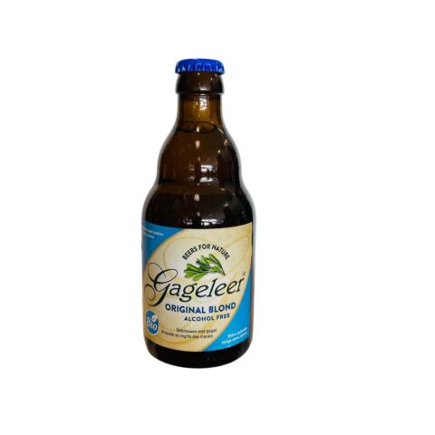 Gageleer 0.0 - Fles 33cl - Blond - Alcoholvrij - Bio