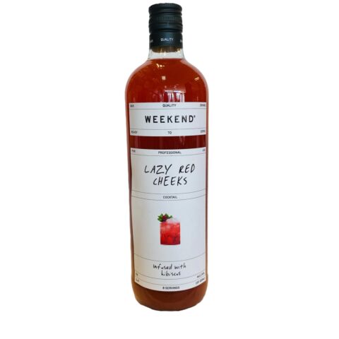 Weekend lazy red cheeks - Fles 1L - Cocktail