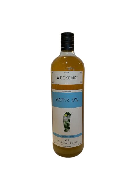 Weekend mojito 0% - Fles 1L - Cocktail alcoholvrij